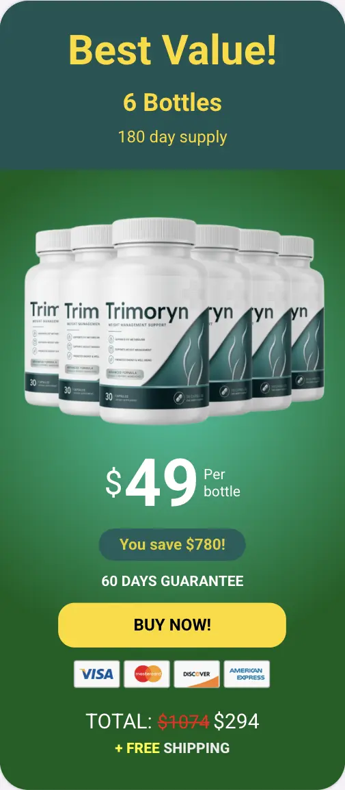 Trimoryn 6 bottles